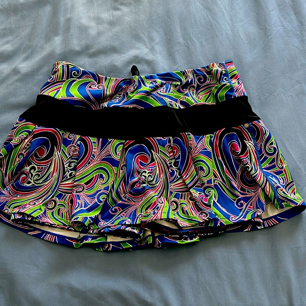 Skirt sports running skirt with built in shorts